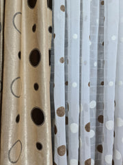 Perdea confectionata din in cu buline capucino, model Bulina - CASABLANCA Perdea confectionata din in cu buline capucino, model Bulina Casa Blanca Curtains & Drapes 45.00 CASABLANCA CASABLANCA