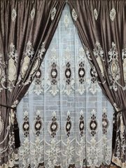 Set perdea si draperie Ivet - CASABLANCA Set perdea si draperie Ivet Casa Blanca Curtains & Drapes 840.00 CASABLANCA CASABLANCA