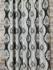 Draperii opace cu două fețe,imprimeu baroc în tonuri de gri și negru - CASABLANCA Draperii opace cu două fețe,imprimeu baroc în tonuri de gri și negru Casa Blanca Curtains & Drapes 45.00 CASABLANCA CASABLANCA