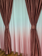 Set perdea si draperie Roz - CASABLANCA Set perdea si draperie Roz CASABLANCA Curtains & Drapes 350.00 CASABLANCA CASABLANCA