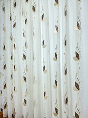 Perdea cu flori crem maro, model Georgiana, nu necesita calcare dupa spalare - CASABLANCA Perdea cu flori crem maro, model Georgiana, nu necesita calcare dupa spalare Casa Blanca Curtains & Drapes 40.00 CASABLANCA CASABLANCA