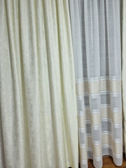 Draperie ivory texturata cu aspect de vopsea decorativa - CASABLANCA Draperie ivory texturata cu aspect de vopsea decorativa Casa Blanca Curtains & Drapes 55.00 CASABLANCA CASABLANCA