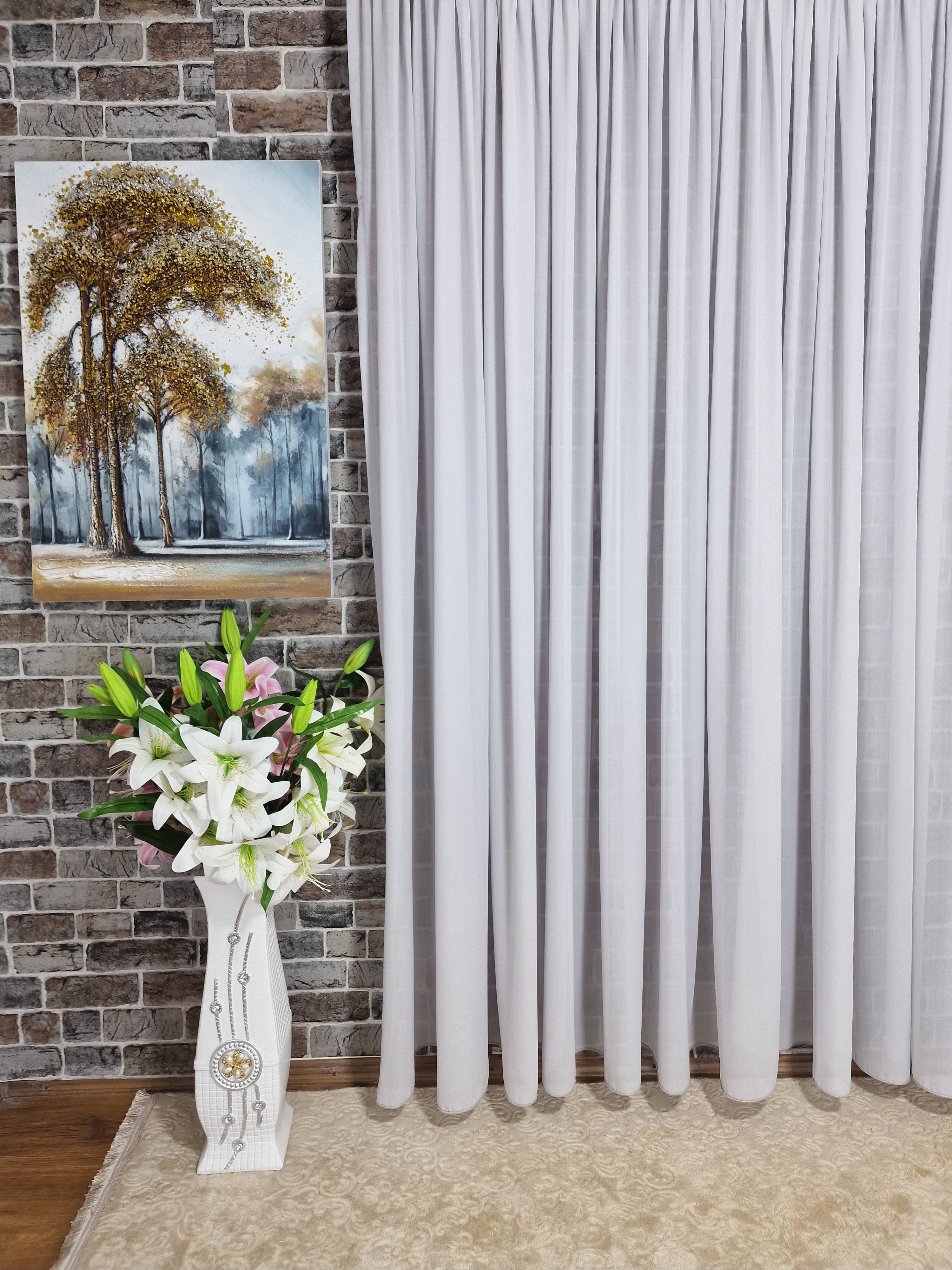 Perdea din matase gri - CASABLANCA Perdea din matase gri CASABLANCA 50.00 CASABLANCA CASABLANCA