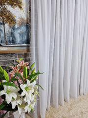 Perdea triplu voal alb - CASABLANCA Perdea triplu voal alb Casa Blanca Curtains & Drapes 45.00 CASABLANCA CASABLANCA