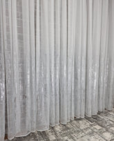 Perdea bamboo confectionata din material plin ca textura, alb cu gri - CASABLANCA Perdea bamboo confectionata din material plin ca textura, alb cu gri CASABLANCA 90.00 CASABLANCA CASABLANCA