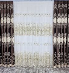 Perdea lux cu broderie 3d crem - CASABLANCA Perdea lux cu broderie 3d crem CASABLANCA 140.00 CASABLANCA CASABLANCA