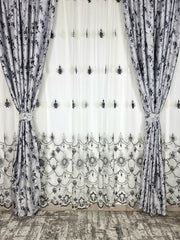 Draperie gri, efect de granit - CASABLANCA Draperie gri, efect de granit CASABLANCA 55.00 CASABLANCA CASABLANCA