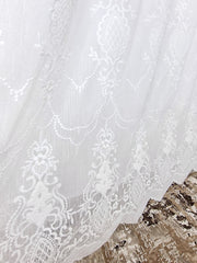 Perdea ivoire din material de borangic cu broderie - CASABLANCA Perdea ivoire din material de borangic cu broderie CASABLANCA 80.00 CASABLANCA CASABLANCA