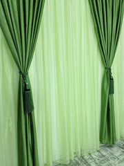 Perdea Simpla din Voal Verde Lime