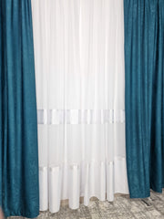 Perdeaua Edera Alba din In Bamboo - Eleganta Naturala