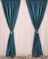 Perdea nesifonabila simpla din jorjet ivoire, material plin ca textura