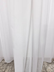 Stoc Limitat*Perdea la pret avantajos in forme V din material plin ca textura