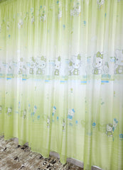 Perdea din Voal Model Hello Kitty – Ideala pentru Camera Copiilor, Luminozitate si Design Jucaus