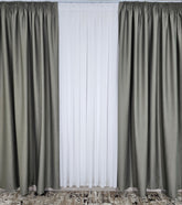 Draperie Tip Hotel Blackout Total 98%-Gri Verzui