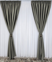 Draperie Tip Hotel Blackout Total 98%-Gri Verzui