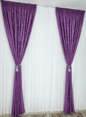 Colectia Decorativa Mov:Set Recomandat pentru Camere in Nuante de Mov, Crem, Alb si Gri - Confectionat pe Comanda