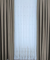 Perdea Lorand Crem din In Cristal – Material Plin cu Aspect Natural – Ideala pentru Livinguri si Dormitoare Luminoase – Confectionata pe Comanda Casablanca Magazin