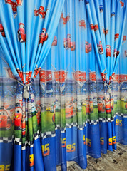 Set Perdea si Draperie Model cu Masinute