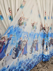 Perdea din voal Model Frozen