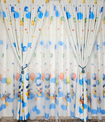 Set Perdea si Draperie Copii Model Baloane