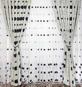 Draperie gri model buline cu doua fete blackout 80%