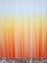 Perdea Portocala in degrade portocaliu