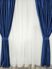 Draperie catifea albastru regal Blackout 90%