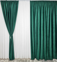 Draperie catifea verde smarald intens 2 Blackout 90%