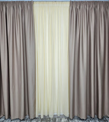 Draperie Crem Roze Blackout Tip Hotel