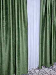Draperie Premium Verde Olive Catifea Garantat Opaca 100% blackout
