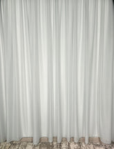 Perdea Francesca verde tip in din material plin ca textura