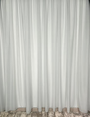 Perdea Francesca verde tip in din material plin ca textura