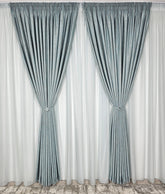 Draperie Lucy tip vopsea decorativa turcoaz