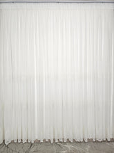 Perdea Marta ivoire din borangic cu broderie