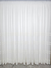 Perdea Cezar ivoire cu broderie material plin ca textura tip in