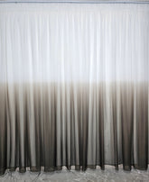 Perdea Fiona din voal în degrade verde kaki