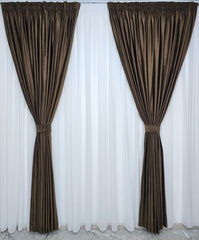 Black Friday Draperie Miruna din catifea maro