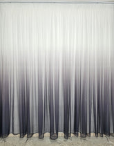 Perdea Velma din bamboo in degrade gri-mov