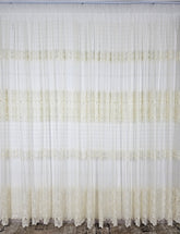 Perdea Solenne din tul cu broderie crem