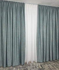 Colectia Lucy turcoaz:Set Ideal pentru Livinguri si Dormitoare in Nuante de Turcoaz, Alb, Gri, Crem sau Bej - Confectionat pe Comanda