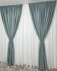 Colectia Lucy turcoaz:Set Ideal pentru Livinguri si Dormitoare in Nuante de Turcoaz, Alb, Gri, Crem sau Bej - Confectionat pe Comanda