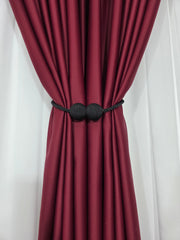 Set magneti cu fir lung bilute, negru material textil(2bucati)