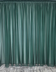 Perdea Voal Verde Smarald pentru Living si Dormitor cu Mobilier Crem si Lemn Natur, Material Usor 100% Poliester, Confectionata la Comanda Casablanca Magazin