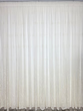 Perdea ivoire din material plin ca textura, bamboo cu broderie crem model Soare