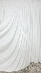 Perdea Adrian din matase moale premium plina cu insertii argintii, varianta 2