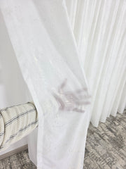 Perdea Adriana din matase moale premium plina cu insertii aurii, varianta 2