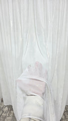 Perdea Adriana din matase moale premium plina cu insertii aurii, varianta 2