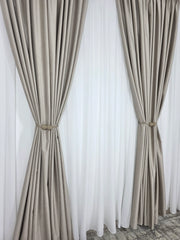 Draperie Grej Roze Catifea Garantat Opaca model Premium blackout 100%