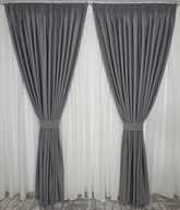 SuperPret de voal*Calitate extra->Perdea Matase Ivory Premium Alb – material plin, nesifonabil – ideala pentru livinguri si dormitoare luminoase cu canapele crem, bej, gri deschis sau alb si mobilier lemn natur sau alb – confectionata pe comanda