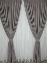 Draperie simpla gri blackout 80% varianta 2